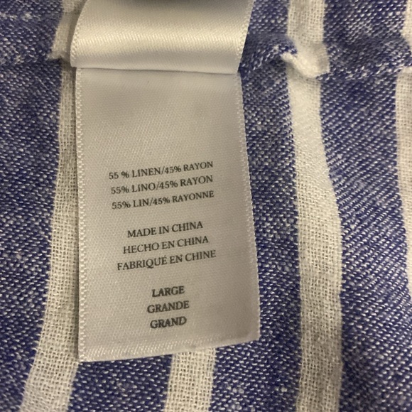 NWOT Rails Isabelle Off Shoulder Top in Parisian Blue Size Large - Picture 11 of 11